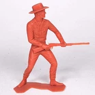Louis Marx Sheriff Lawman Marshall W/Rifle Cowboy 6” Plastic Figure MCMLXIV 1964