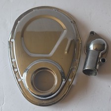 1955-00 Sb Chevy Chrome Aluminum Thermostat Housing Water Neck 283 327 350 400 1955-00 Sb Chevy Chrome Aluminum Thermostat Housing Water Neck 283 327 350 400