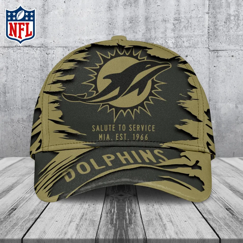 Dolphins 2025 Salute to Service Classic Cap