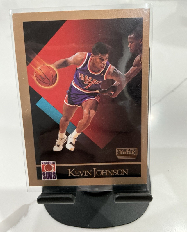 SkyBox 1990-91 Kevin Johnson Base Set #224 Phoenix Suns Basketball Card