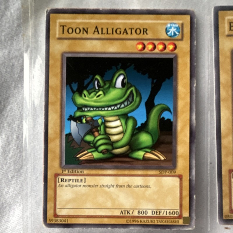 Konami Yu-Gi-Oh! Toon Alligator SDP-020 1st Ed Starter Deck Pegasus EN
