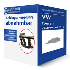 Westfalia Anhängerkupplung abnehmbar für VW Touran Typ 1T3 AHK