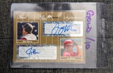 JOEY VOTTO ROOKIE AUTO GOLD #'d /10 - 2007 Just Minors w/ JAY BRUCE DUAL AUTO RC