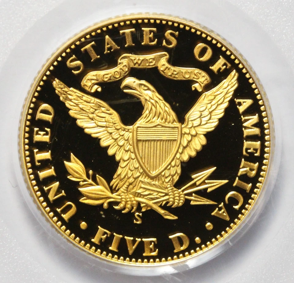 2006-S $5 Gold PROOF San Francisco Old Mint - PCGS PR69DCAM Commemorative Coin - Image 4 of 4