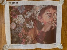 Vintage Degas Woman With Chrysanthemums Needlepoint Tapestry Canvas Tina Of CA