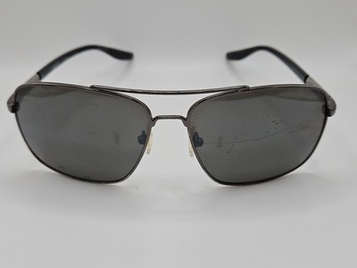 Veza Catalina Sunglasses Aviator Style Gunmetal Frame Lens' scuffed Frames Only 