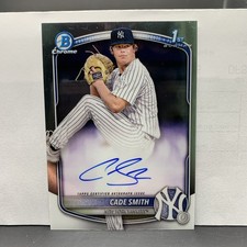 2025 Bowman Chrome Prospect Autographs Cade Smith #CPA-CS (AU, RC)