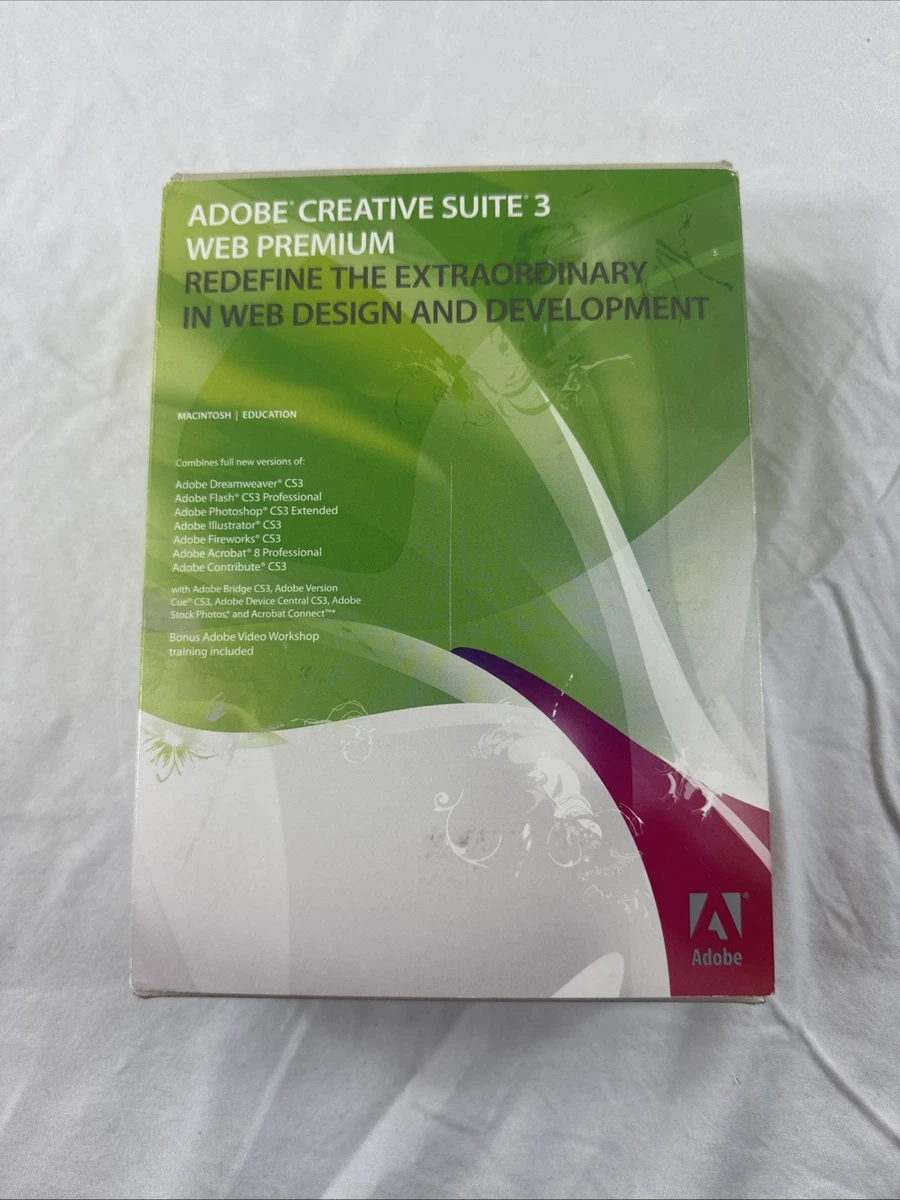 adobe creative suite cs3 products for sale | eBay