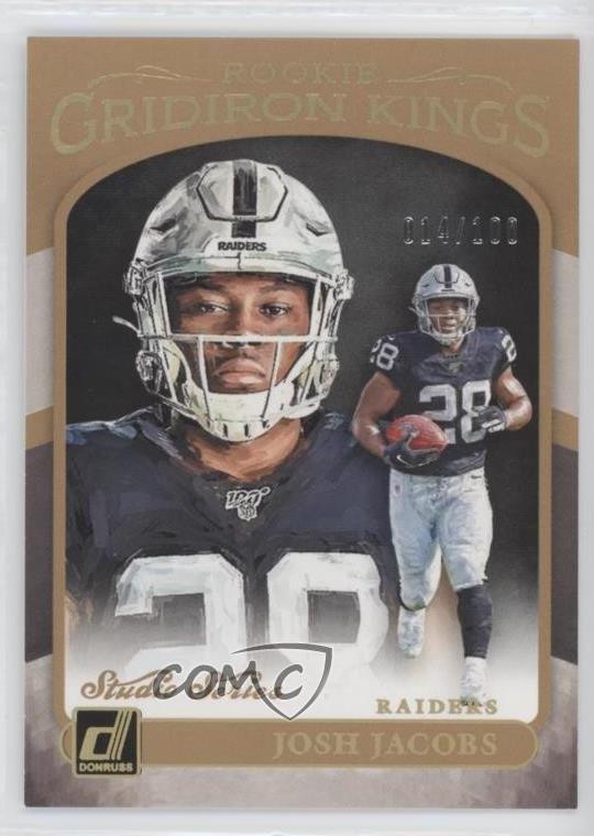 2019 Panini Donruss Rookie Gridiron Kings Studio Series /100 Josh Jacobs RC 2r7