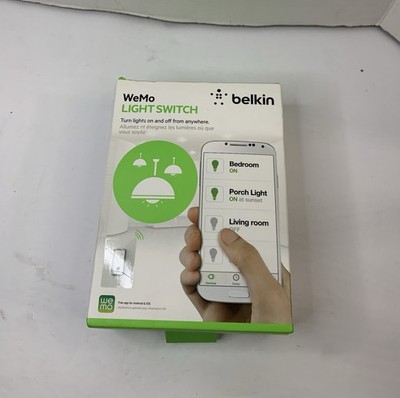 Belkin WeMo Smart Light Switch Control Schedule Remotely via WiFi ios & Android