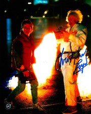 Christopher Lloyd Doc Brown Autographed Back to the Future 8x10