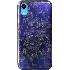GSA Blue Ray Shell Pattern Design TPU Case for Apple iPhone XR (6.1") (Blue)