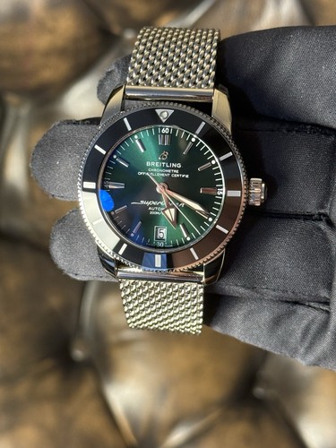 Breitling Superocean Heritage II 42 Green Dial AB2010 Complete...
