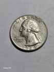 1964  Circulated Silver Washington Quarter (K124)