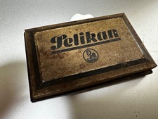 Antyczna poduszka do stempli metalowe etui na stempel podróżny | Berlin S.W. 29 Kreuzberg | 1900