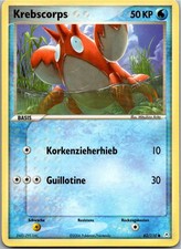 Pokémon Krebscorps 62/110 EX Holon Phantoms 2006 Deutsch