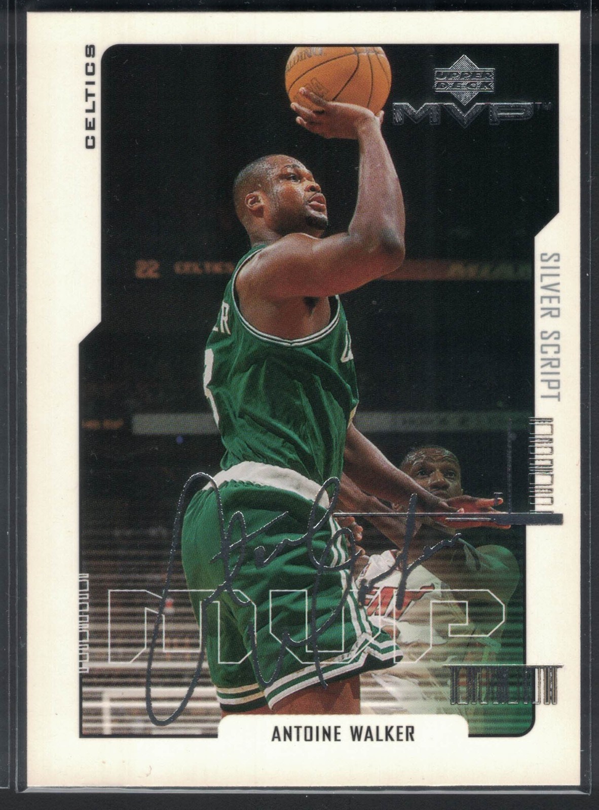 2000-01 Upper Deck MVP - Antoine Walker #8 Silver Script Celtics