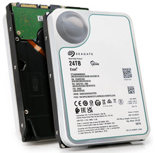 Seagate Exos 24TB 7.2K RPM SATA Enterprise HDD ST24000NM000C - With Smart Report