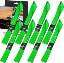 Soft Loop1.7”×17"Motorcycle Tie Down Straps 12000Lbs Max Break Strength