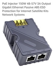 EDUP EP-PW9603 EP-SK013-2 150W Gigabit PoE Injector for Starlink Satellite Kits