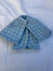 Vintage Barbie Clone Handmade Cape + Blouse Matching Set 70s 60s Jacquard Print