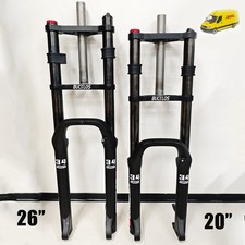 20/26 Zoll MTB/Beach/Snow/E-Bike/DH Fat Fahrrad Federgabel 180mm Federweg Gabeln