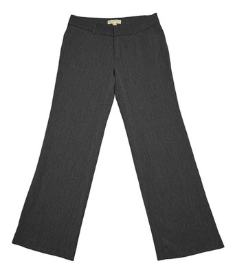 Michael Kors Wide Leg Trousers Women's Size 8 Gray Relaxed Dress Pants