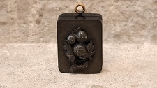 Antikes Medaillon Anhänger Trauerschmuck Ebo...