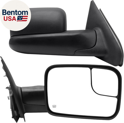 Towing Mirrors for 2002-2008 Dodge Ram 1500, 2003-2009 Dodge Ram 2500 3500 with