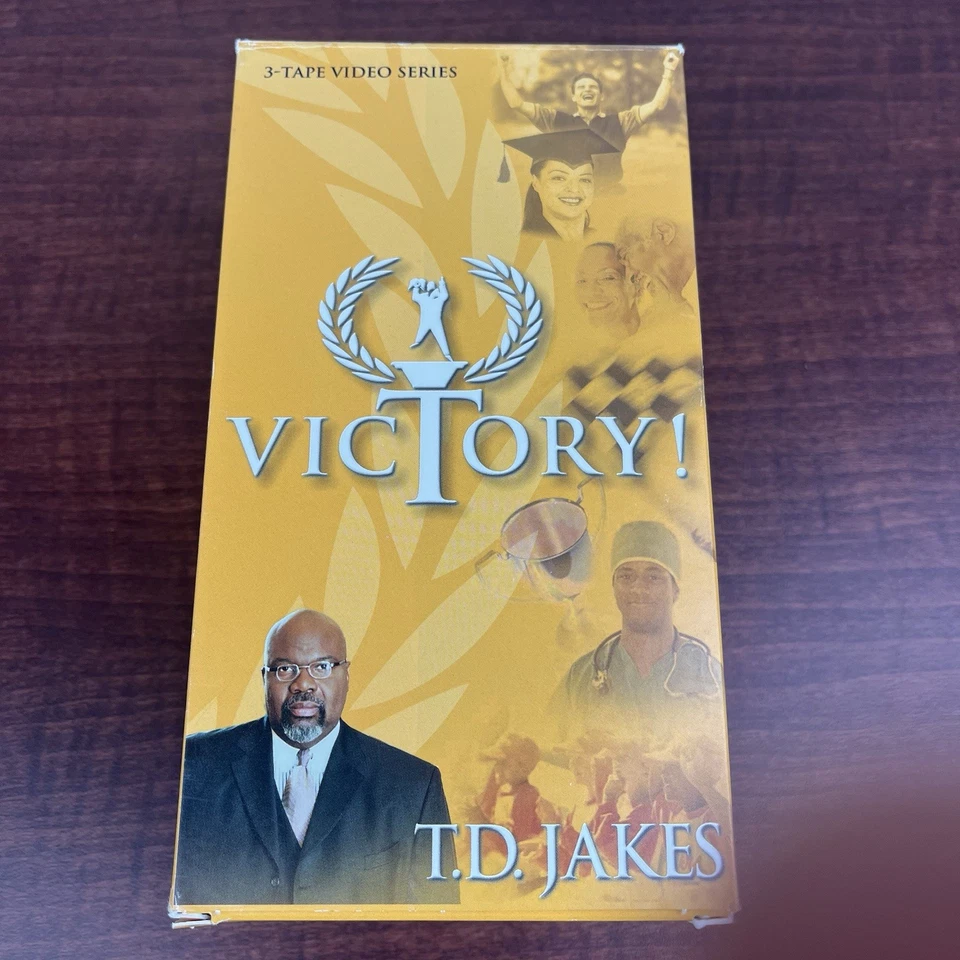 Bishop T.D. Jakes Victory Series VHS 3 Tape Series The Potters House - Image 2 of 4