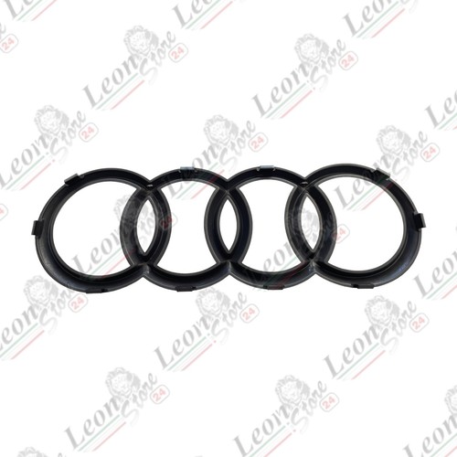 Wappen Logo Ringe für Audi vorne und/oder hinten schwarz glänzend Fries Emblem - Bild 9 von 17