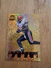 MINT 1994 PACIFIC GOLD PRISM MARSHALL FAULK #10 RC ROOKIE HOF INSERT
