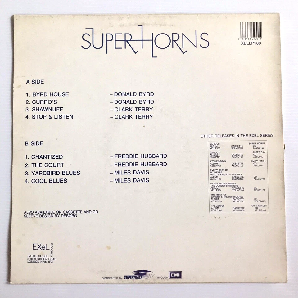 Superhorns Jazz LP Miles Davis, Donald Byrd, Freddie Hubbard Compilation - Image 2 of 4