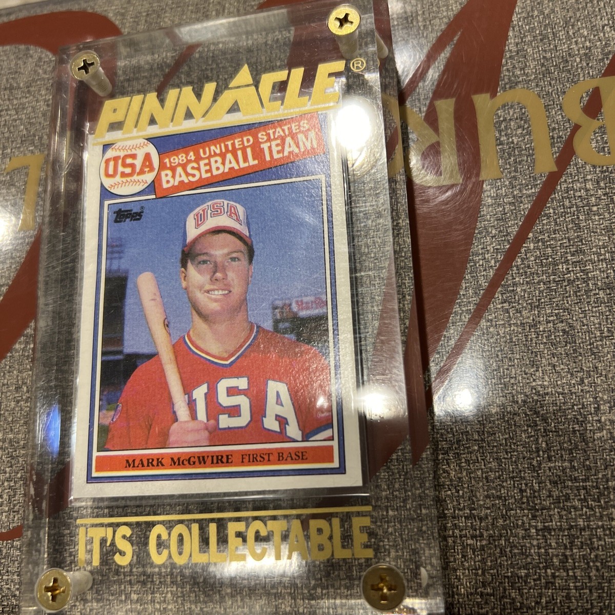 ⚾️ 1985 Topps Mark McGwire #401 USA Olympic Team Rookie Card