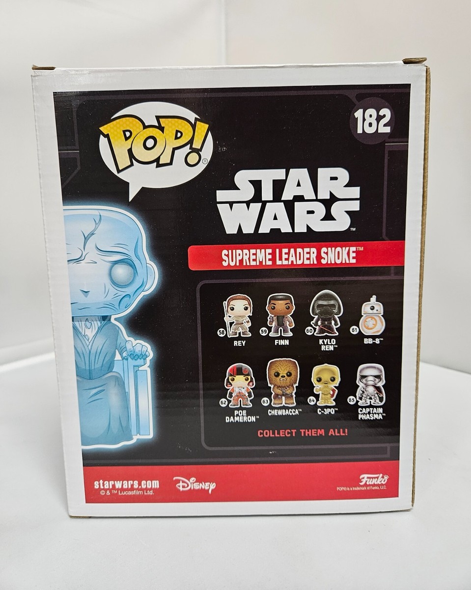 Funko POP! Star Wars 6 Inch Supreme Leader Snoke #182 [Glows in