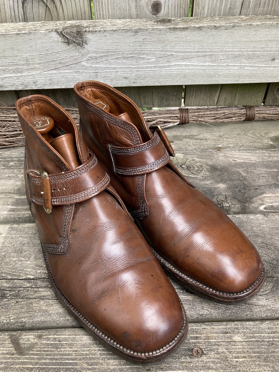 Vintage Imperial Guardsmen Buckle Monkstrap boots 10D | eBay