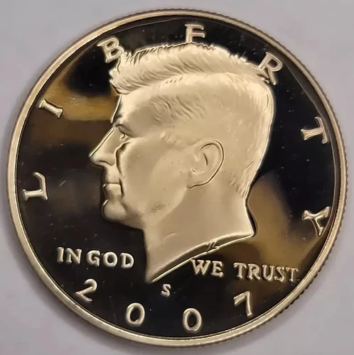 2007-S Proof Silver Kennedy Half Dollar