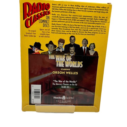3 Radio Classics on CD The Shadow Volume 3, War of the Worlds, Cassidy etc - Picture 6 of 12
