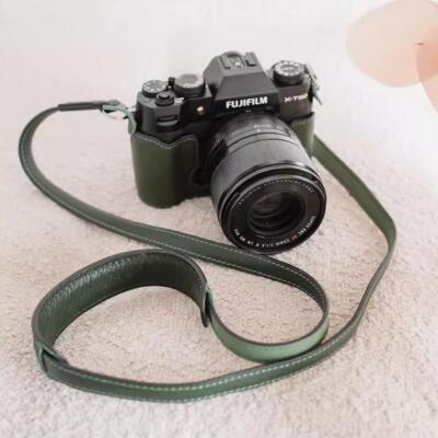 Genuine Real Leather Handmade Camera Half Case Bag Cover For Fujifilm X-T50 xt50