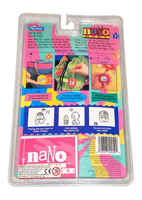 NANO Baby Orange Virtual Pet | Playmates 1997 | Sealed New
