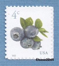 Scott #5653 Blueberries 4c (Coil Single) 2022 Mint NH