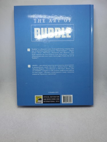 The Art Of Bubble Hardcover Exclusive Hard Cover Comics Comic Con Sdcc - Picture 11 of 24