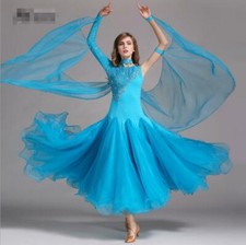 NEW Ladies Modern Waltz Tango Standard Dress Ballroom Competition Dance Dresses