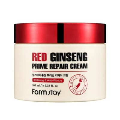 Farmstay Red Ginseng Prime Repair Cream 100ml - Moisturizing & Firming