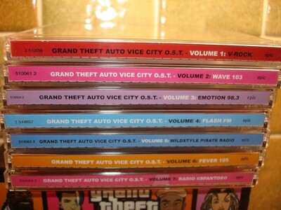 Grand Theft Auto Vice City Official Soundtrack CD Boxset | eBay