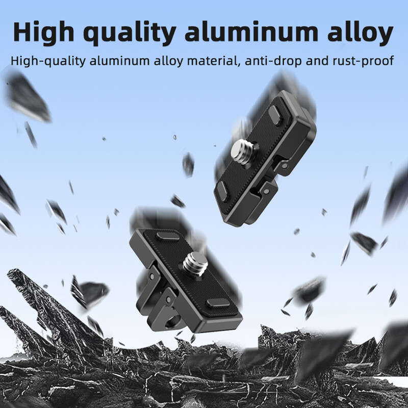 Foldable Quick Release Plate Adapter Mount Accessory for Insta360 X4 Camera