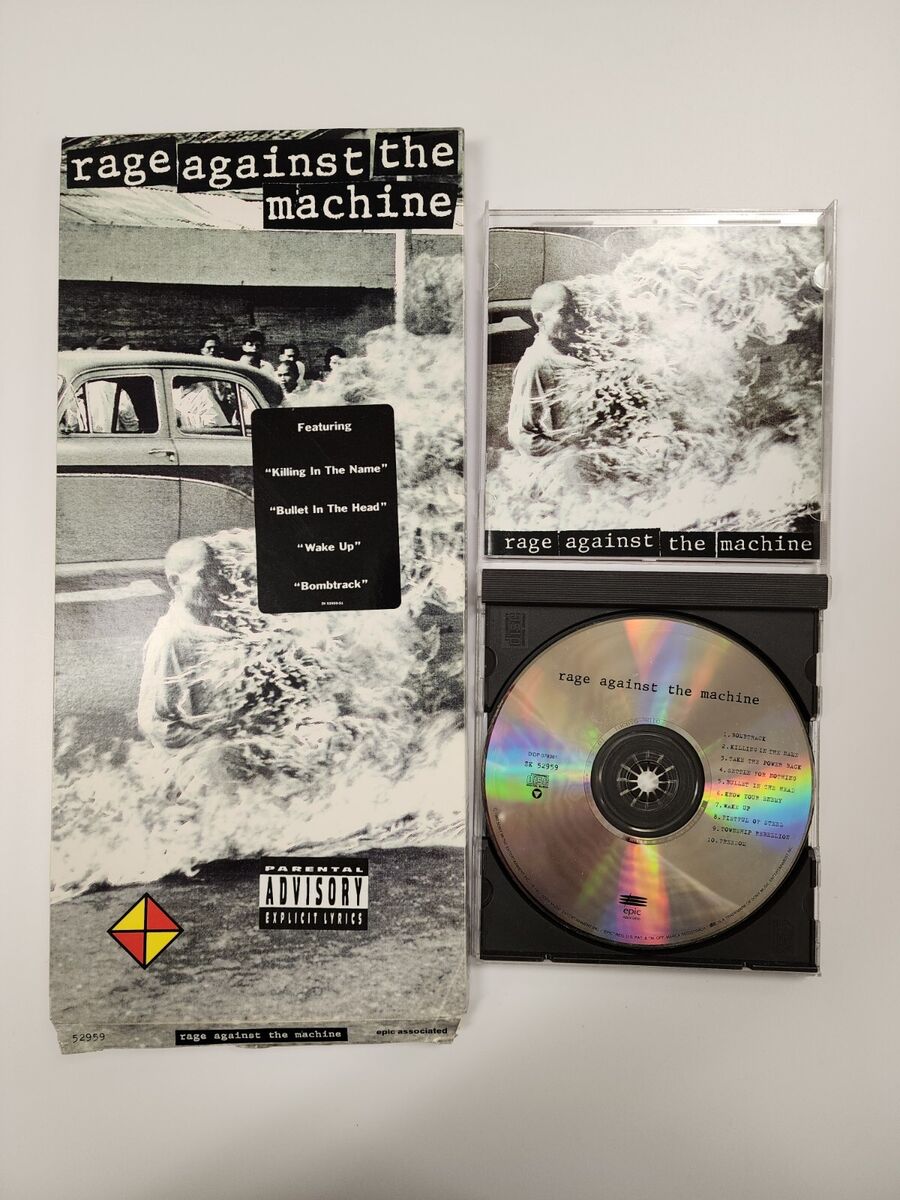 RARE Rage Against The Machine CD Longbox 1992 Epic RARE Rage Against The Machine CD Longbox 1992 Epic