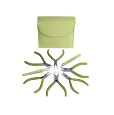 The Beadsmith Fashion Color Pliers   Set of 8 Coordinated Tools Light Olive