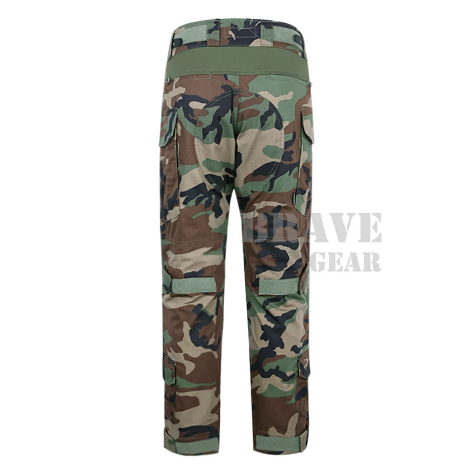 Pantalones de Combate Emerson BDU Pantalones Uniforme de Asalto Táctico + Rodilleras Foto 2 de 4