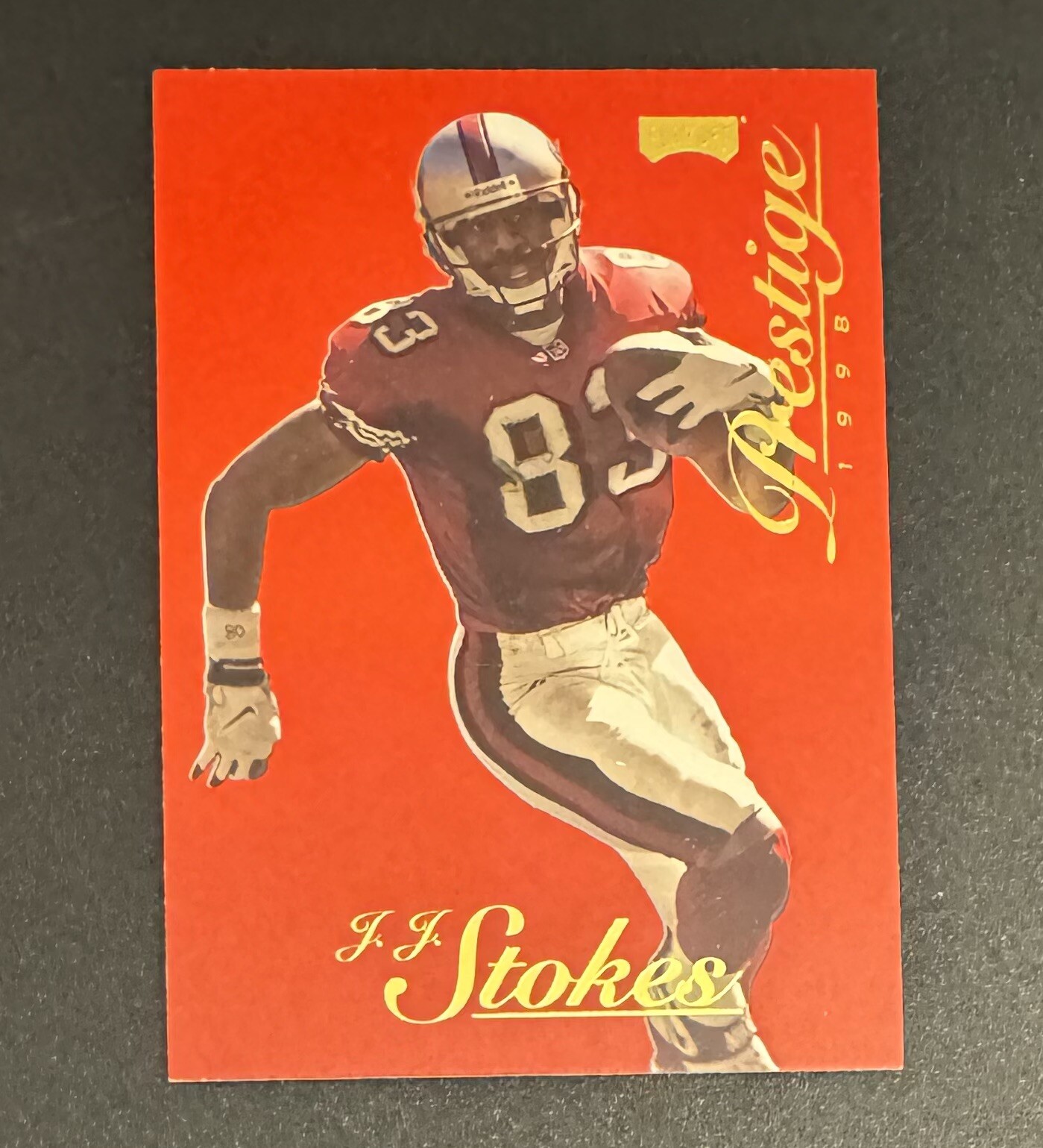 JJ Stokes 1998 Playoff Prestige Red #30 - San Francisco 49ers